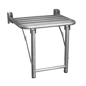 Satin Finished Stainless Steel Foldable Shower Seat